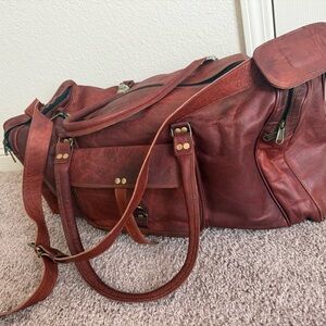Stylish Leather duffle Bag